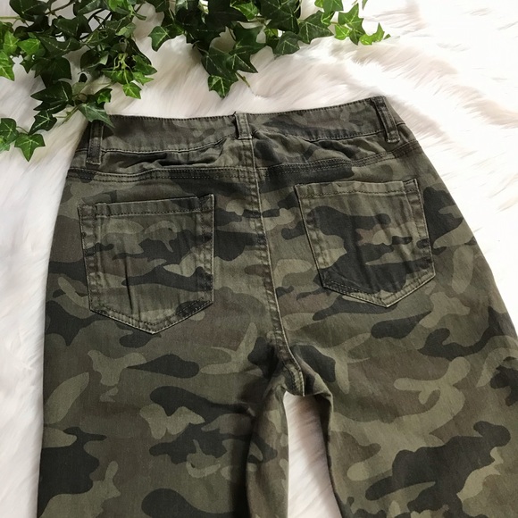 HP🎉Highway camouflage skinny ripped jeans NWOT - Picture 3 of 3